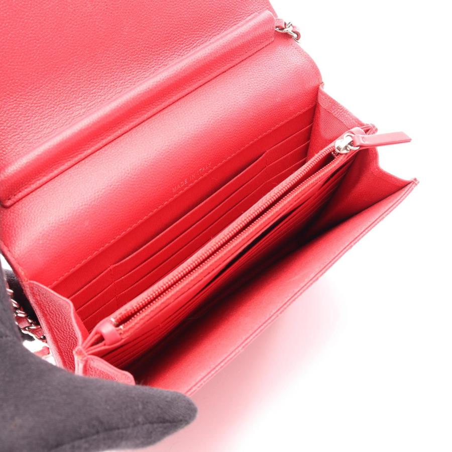 CHANEL（シャネル） シェブロン Vステッチ チェーンウォレット 