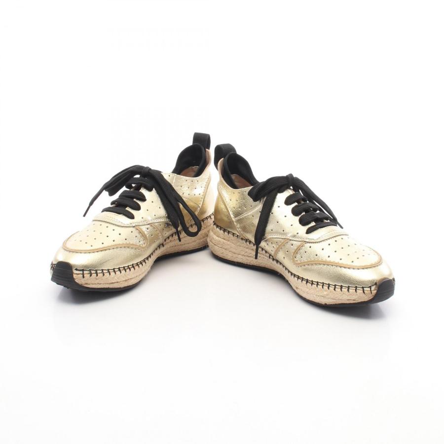 トッズ パンチング ブランドオフ TOD'S レザー スニーカー 中古