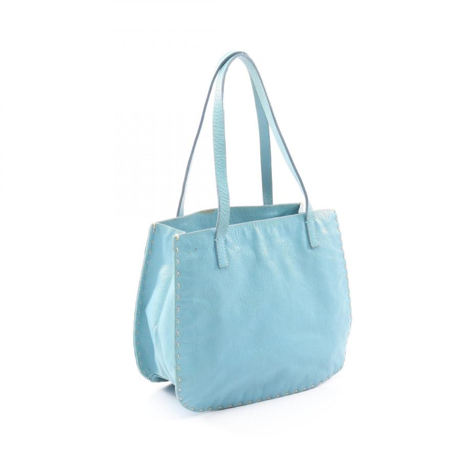 ミュウ ロゴ ブランドオフ Miu レザー ハンドバッグ 中古 レディース