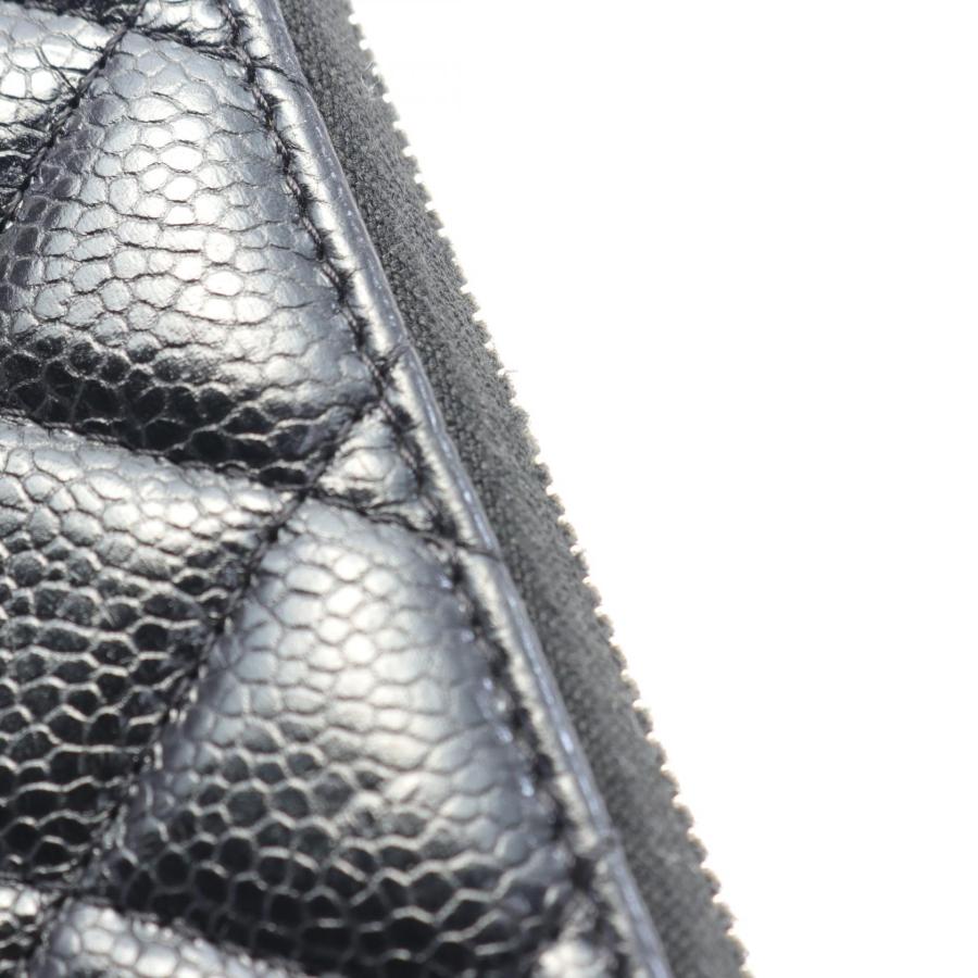 【美品】 CHANEL クラシック ジップ パース シルバー CHANEL マトラッセ クラシック ジップ コインパース グレインド