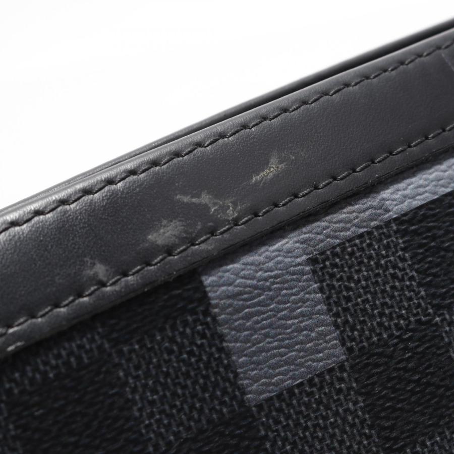 ポシェット ヴォワヤージュ MM ブランドオフ LOUIS VUITTON セカンドバッグ クラッチバッグ 【お出かけ】 ダミエ・グラフィット ピクセ
