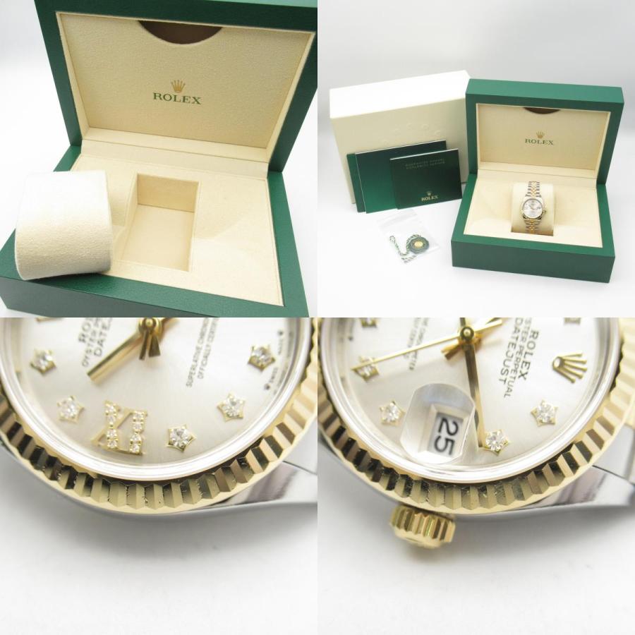 ♥ 出品 ROLEX（ロレックス） デイトジャスト 10Pダイヤ W番 ブランドオフ