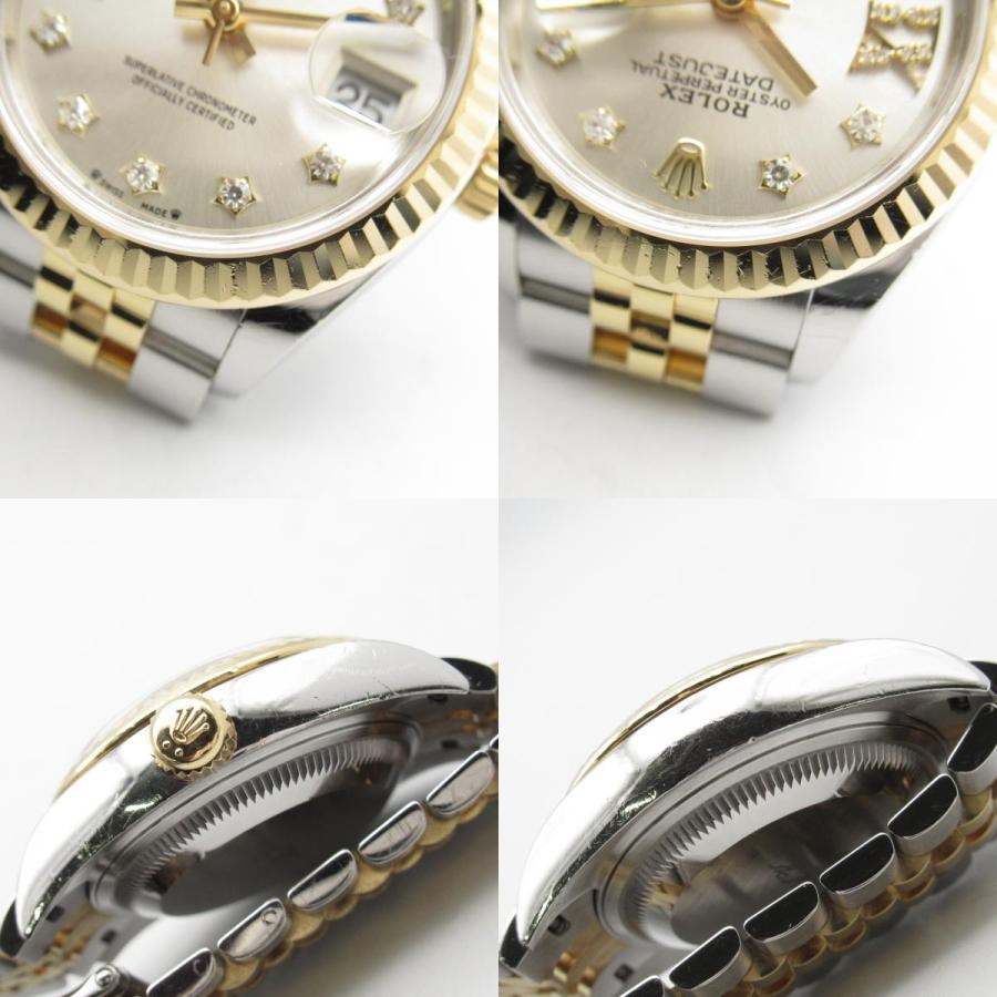 ♥ 出品 ROLEX（ロレックス） デイトジャスト 10Pダイヤ W番 ブランドオフ