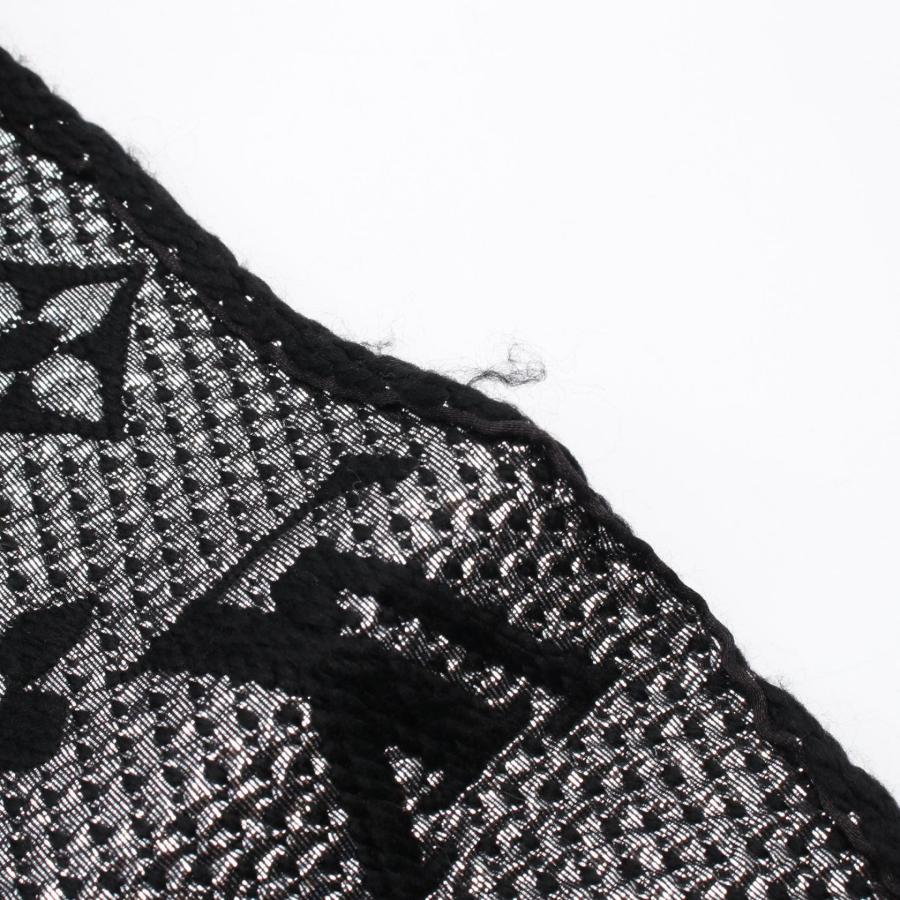 【未使用品】ルイヴィトン マフラー　エシャルプロゴマニア シャイン　ノワール ルイヴィトン/マフラー 【エシャルプ・ロゴマニア】 シャイン – セレブ