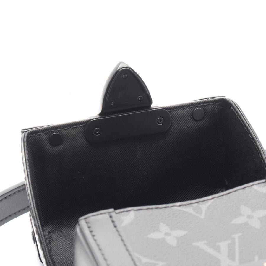 ルイヴィトン LOUIS VUITTON ショルダーバッグ ヴェルティカル トランク ウェアラブル  レザー モノグラムエクリプスキャンバス モノグラムエクリプス ブラック金具 M82077 RFID【中古】 LOUIS VUITTON（ルイ・ヴィトン） ショルダーバッグ モノグラム