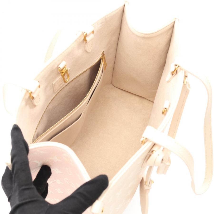 あき【極美品】 ルイヴィトン ハンドバッグ オンザゴー MM LOUIS VUITTON（ルイ・ヴィトン） オンザゴーMM ブランドオフ