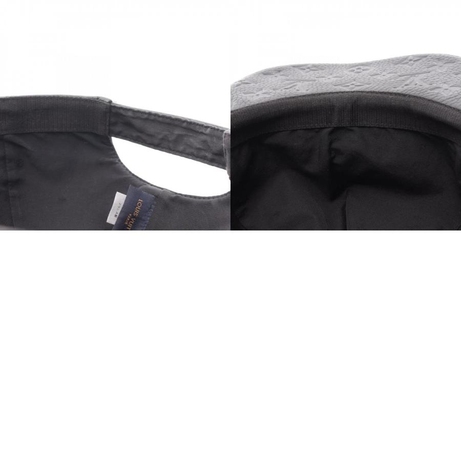 ルイヴィトン　キャスケット モノグラム クイル1.0　美品 ルイヴィトン レザーキャスケット モノグラム クイル キャップ 新品