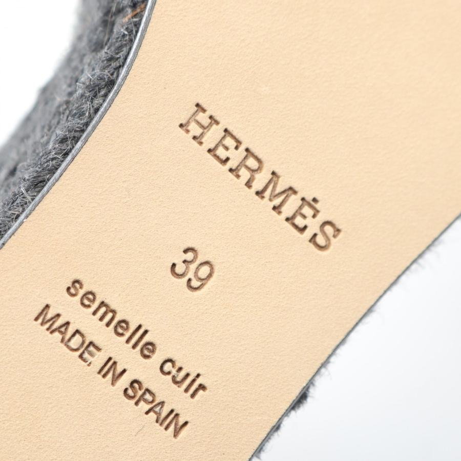 HERMES（エルメス） ティポリ エスパドリーユ ブランドオフ レザー 