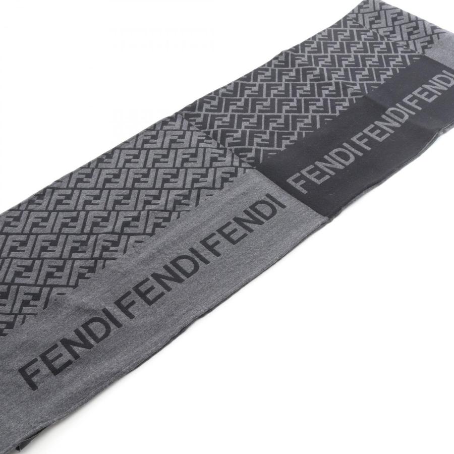 FENDI（フェンディ） FF柄 ブランドオフ ウール マフラー 中古 メンズ