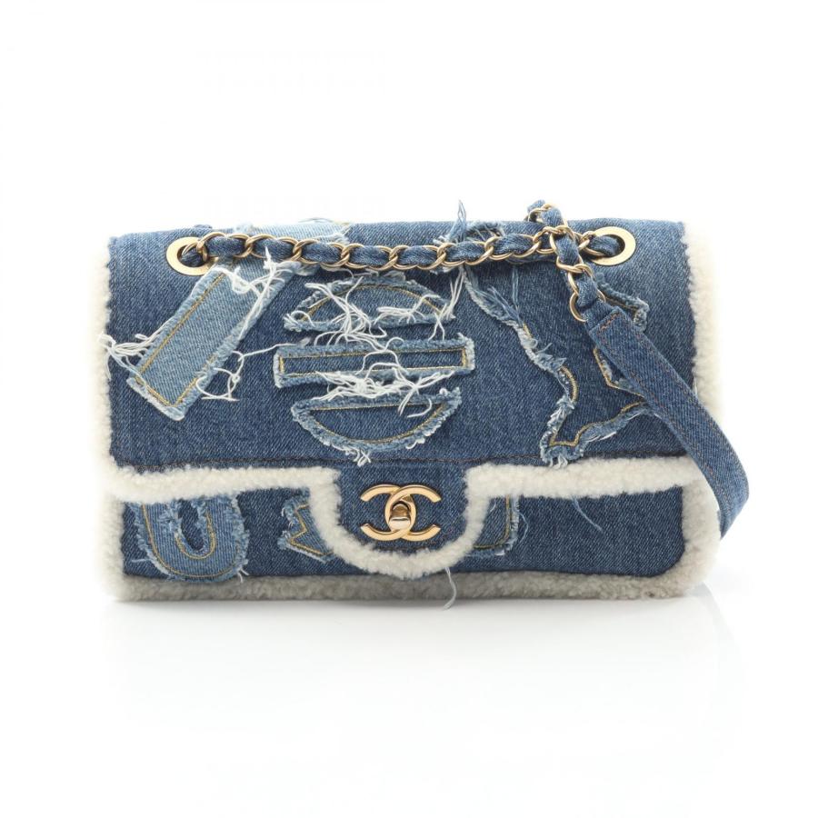 CHANEL デニム ショルダーバッグ　シャネル　ロゴ 楽天市場】【CHANEL】シャネル スパークリングデニム ココマーク ロゴ