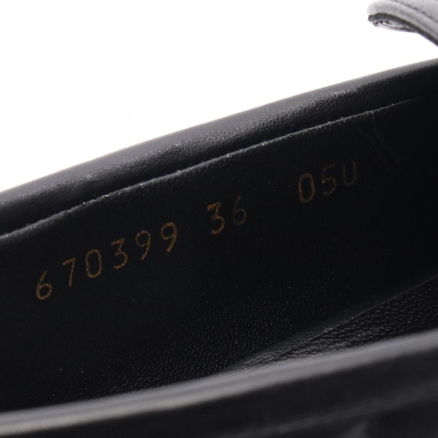 GUCCI（グッチ） GGマーモント ブランドオフ レザー ローファー レザー