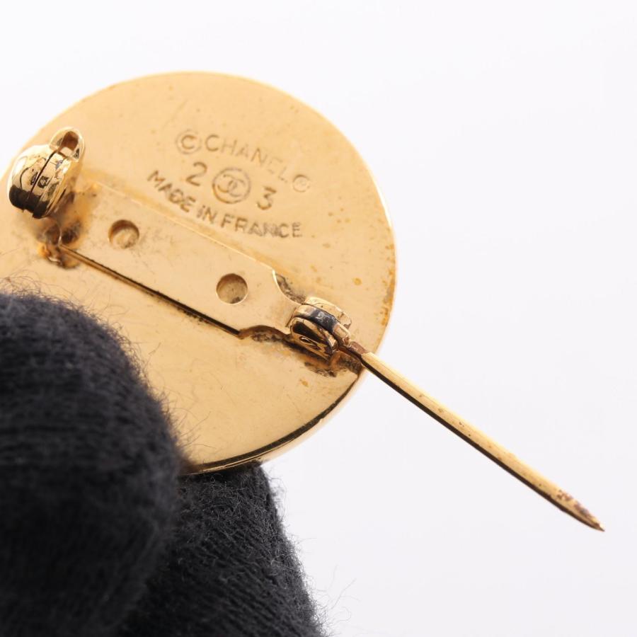 シャネル ココマーク バックモチーフ ブランドオフ CHANEL GP（ゴールドメッキ） ブローチ GP 中古 レディース_6