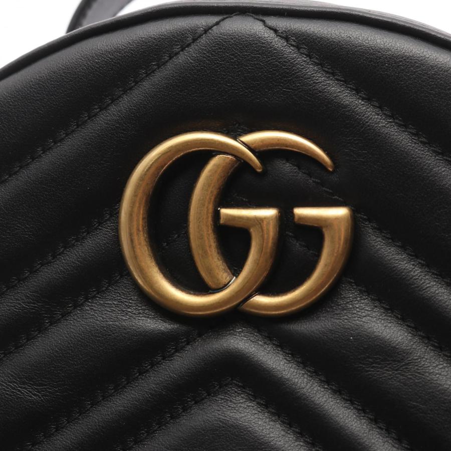 グッチ GGマーモント ブランドオフ GUCCI レザー リュックサック バックパック レザー 中古 レディース_5