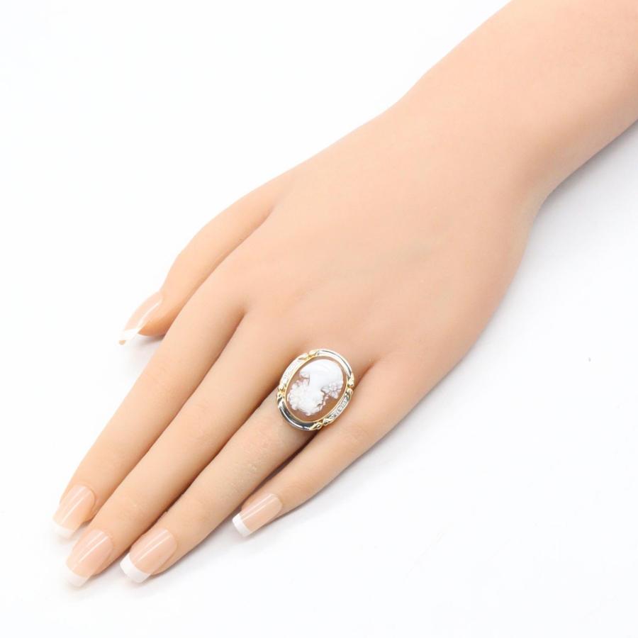 ジュエリー カメオ リング ブランドオフ JEWELRY Pt900プラチナ リング 