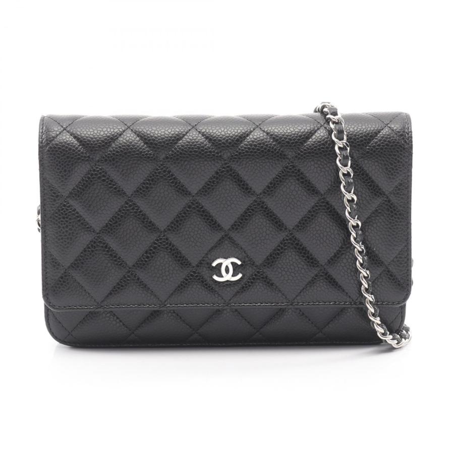 CHANEL（シャネル） マトラッセ ブランドオフ キャビアスキン(グレ