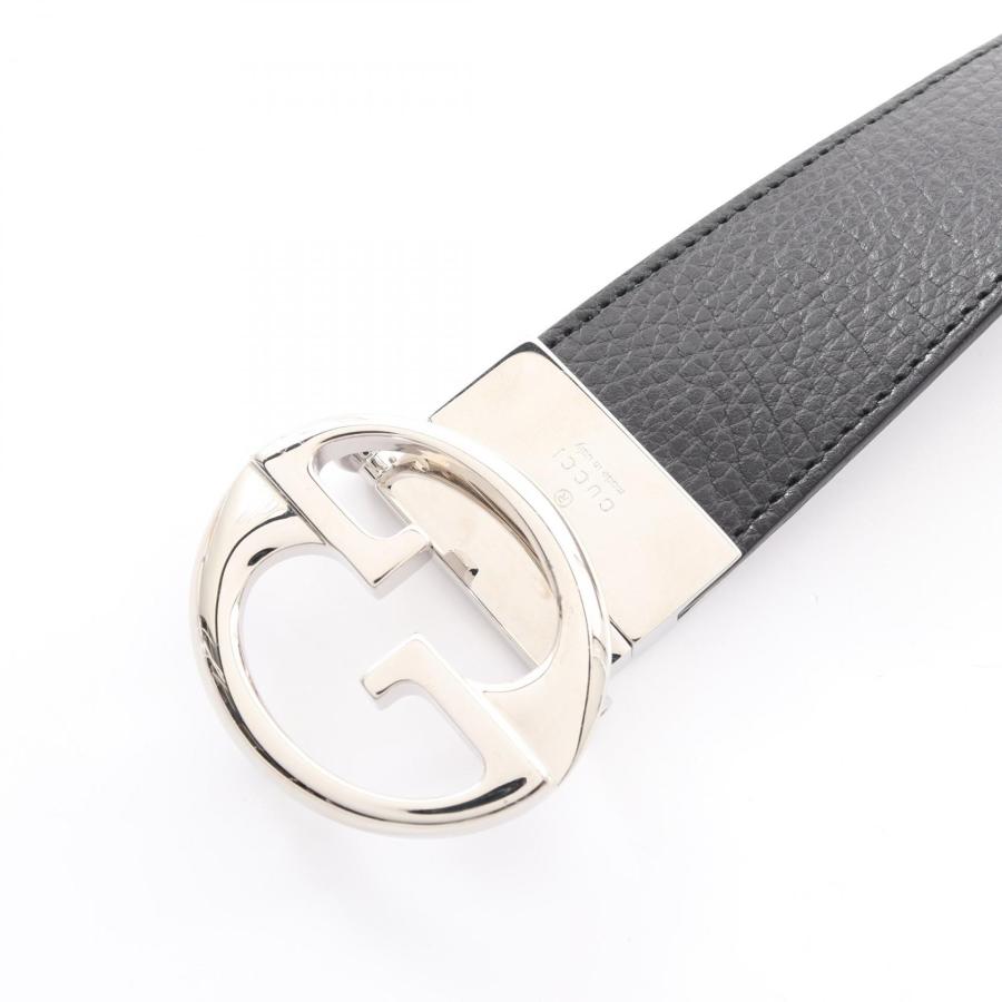 GUCCI（グッチ） GGバックル リバーシブル シルバー金具 ブランドオフ