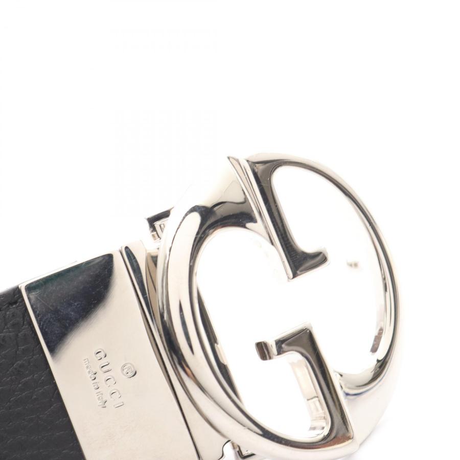 GUCCI（グッチ） GGバックル リバーシブル シルバー金具 ブランドオフ