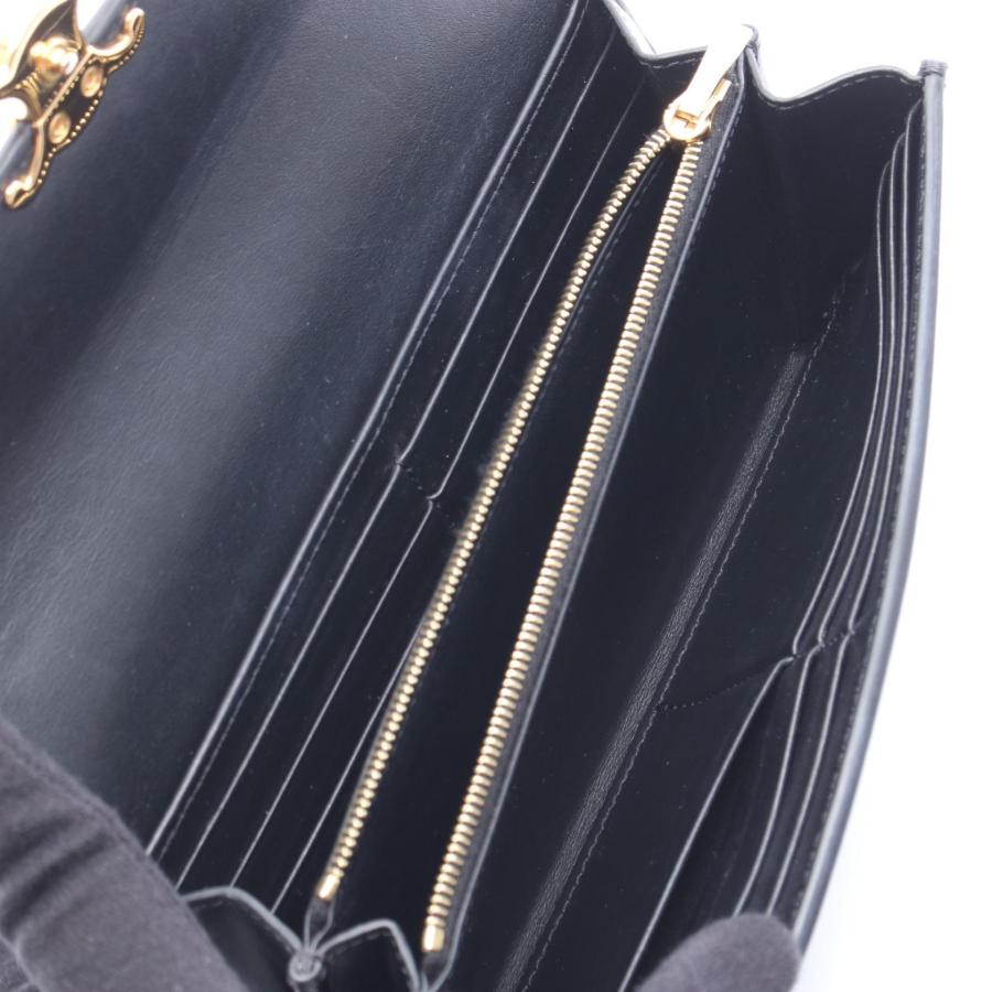 CELINE（セリーヌ） ラージウォレット トリオンフ ブランドオフ レザー