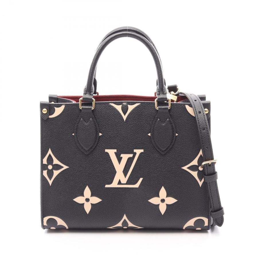 美品 オンザゴーPM アンプラント バイカラー LOUIS VUITTON（ルイ・ヴィトン） オンザゴーPM バイカラー モノグラム