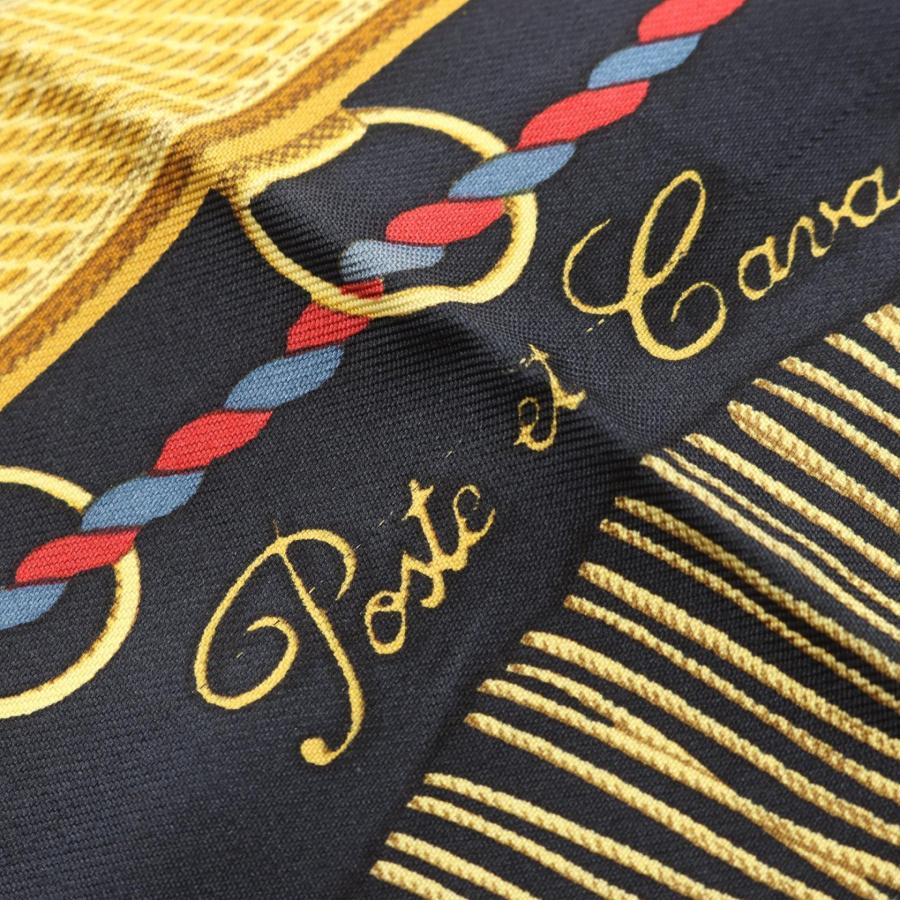 未使用保管品 エルメス カレ90 POSTE ET CAVALERIE スカーフ HERMES（エルメス） カレ90 Poste et Cavalerie ブランドオフ シルク