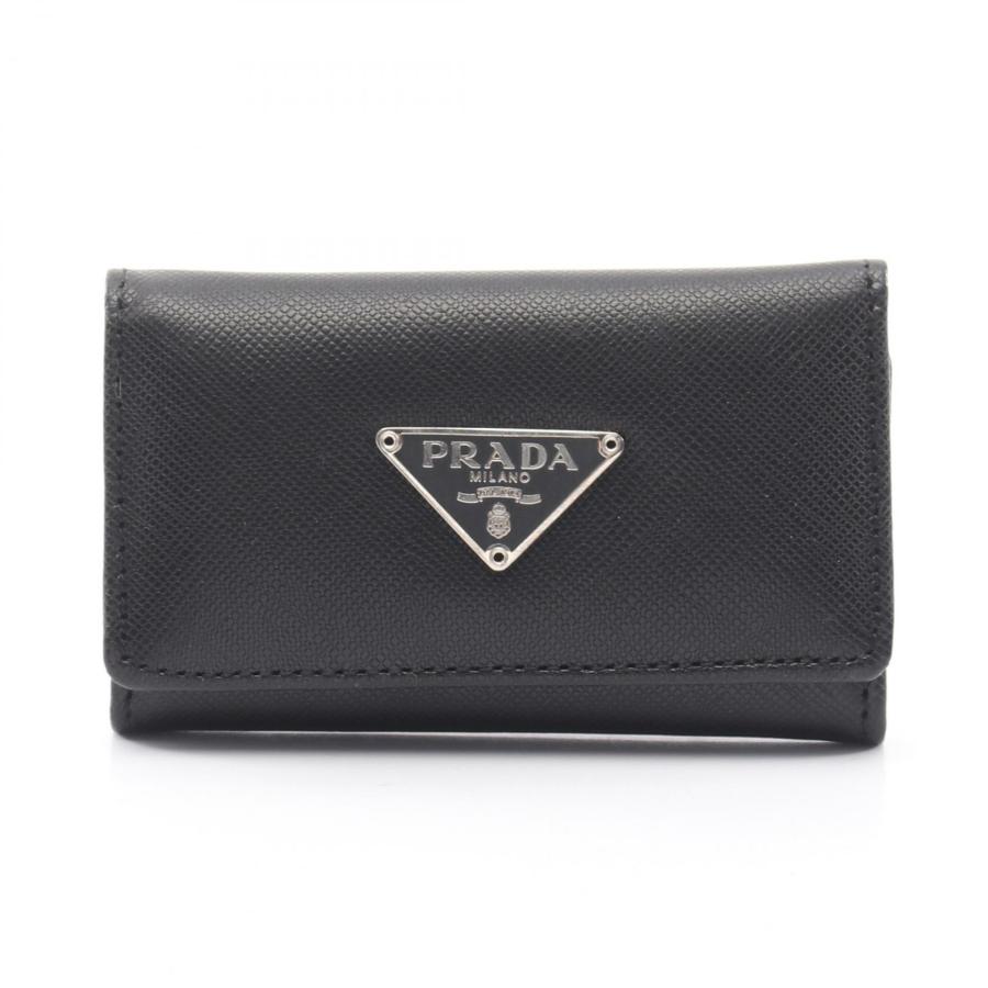 PRADA（プラダ） 三角プレート 6連 ブランドオフ サフィアーノレザー