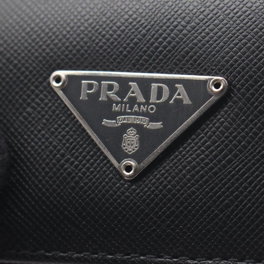 PRADA（プラダ） 三角プレート 6連 ブランドオフ サフィアーノレザー