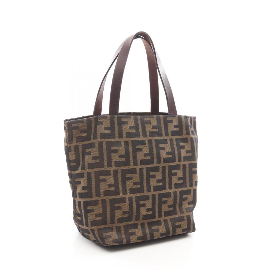 FENDI フェンディ ズッカ柄 ハンドバッグ ミニトート キャンバス FENDI（フェンディ） ズッカ ミニトート ブランドオフ キャンバス