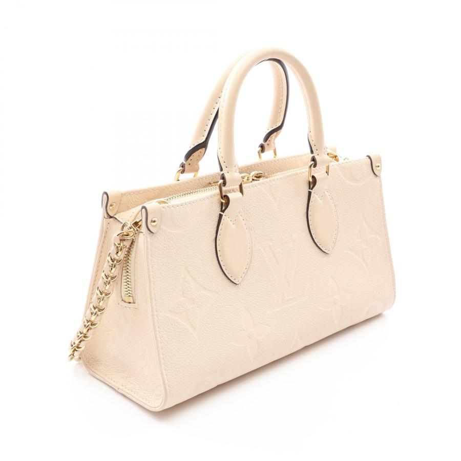 ルイ・ヴィトン オンザゴー ホワイト モノグラムアンプラント ハンドバッグ LOUIS VUITTON（ルイ・ヴィトン） オンザゴー EW モノグラムアン