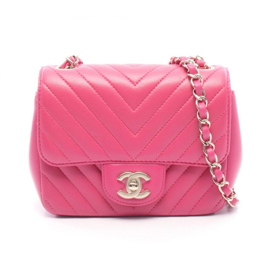 CHANEL（シャネル） シェブロン Vステッチ ミニ ブランドオフ レザー