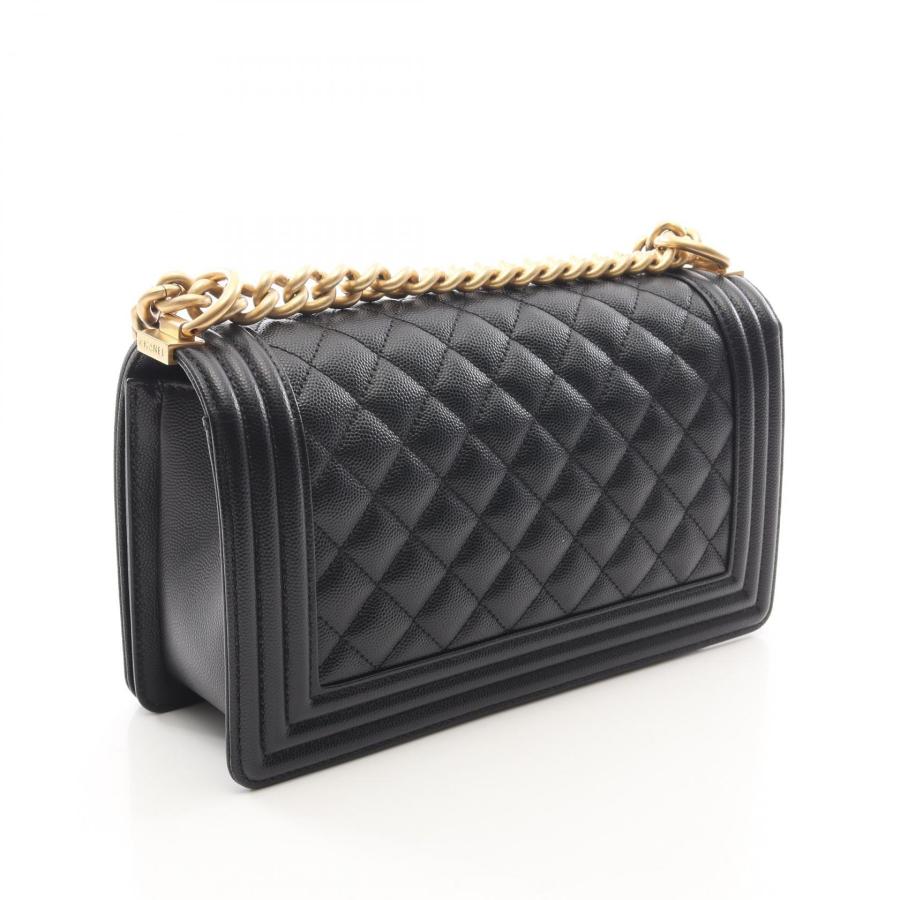 CHANEL（シャネル） ボーイシャネル ブランドオフ キャビアスキン(グレ