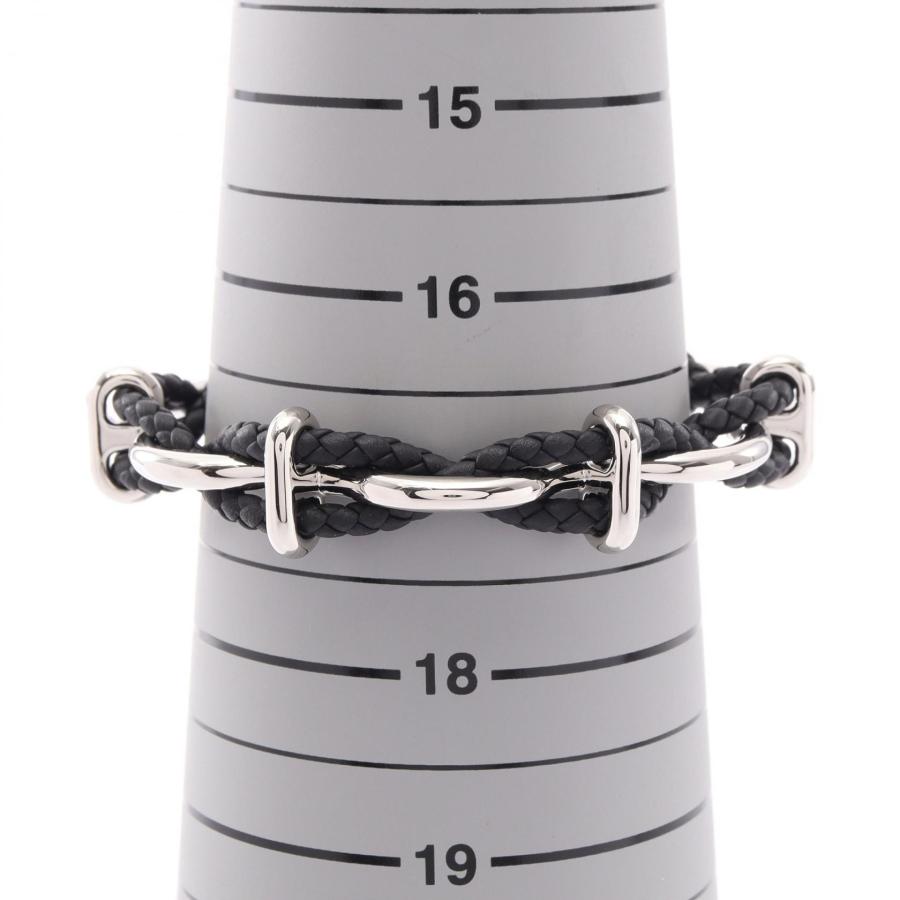HERMES（エルメス） エジェ ブランドオフ ステンレススチール バングル