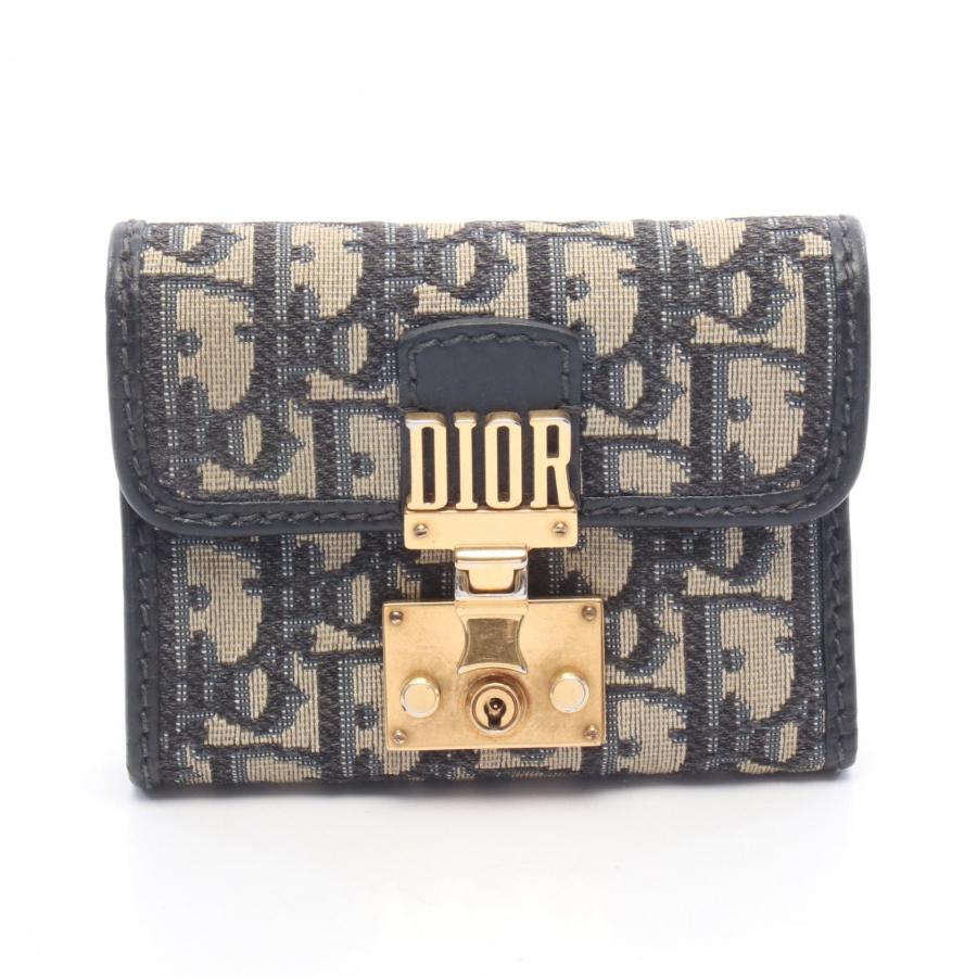 ディオール アディクト オブリーク ブランドオフ Dior キャンバス 三