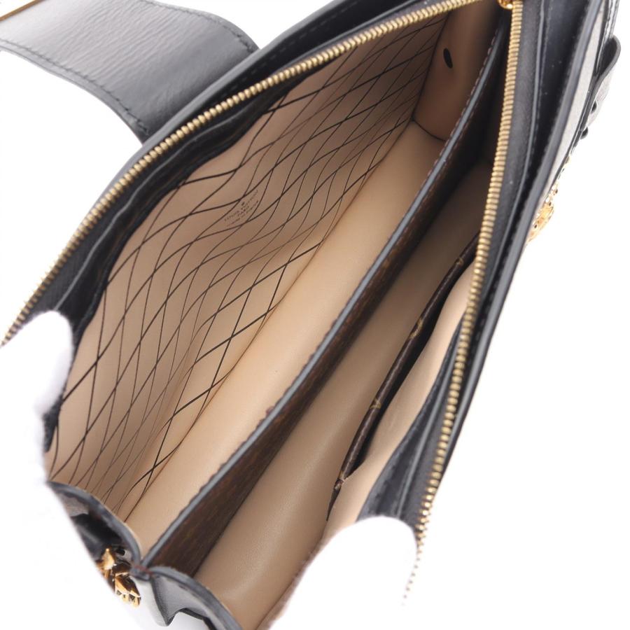 LOUIS VUITTON ルイヴィトン トランククラッチ ショルダーバッグ黒 ルイヴィトン/ショルダーバッグ/トランククラッチ/モノグラムリバース