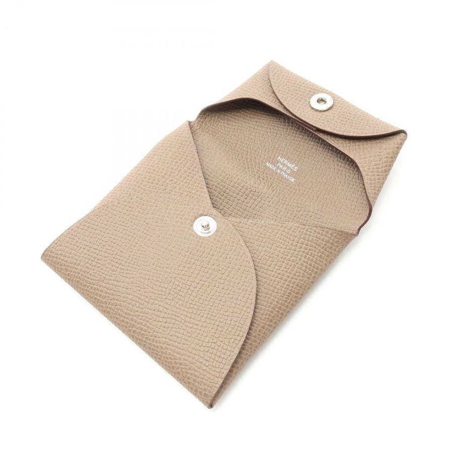 HERMES エルメス バスティア ブランドオフ レザー コインケース ヴォー