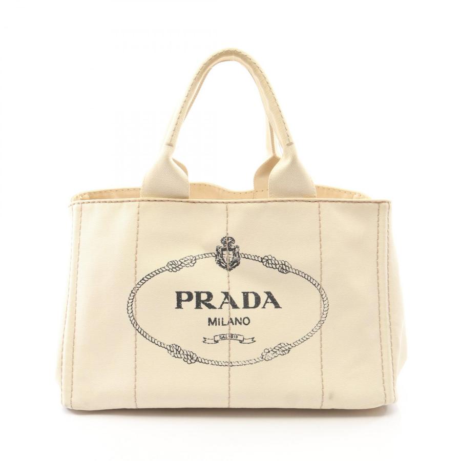 PRADA（プラダ） カナパ ブランドオフ キャンバス トートバッグ