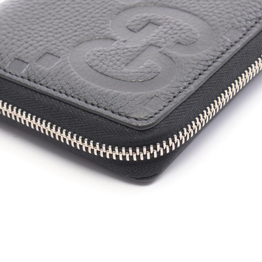 GUCCI（グッチ） ジャンボGG ブランドオフ レザー ラウンド長財布