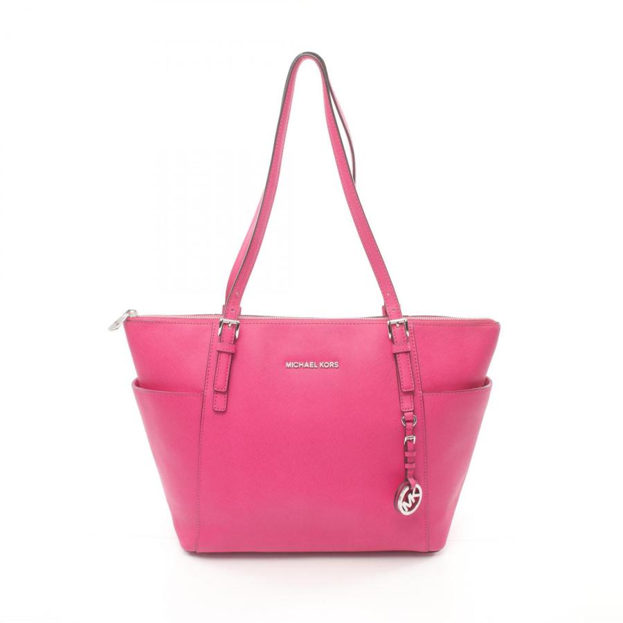 【新品】MICHAEL KORS トートバッグ MK コーティングキャンパス素材 MICHAEL KORS（マイケルコース） ブランドオフ レザー トートバッグ