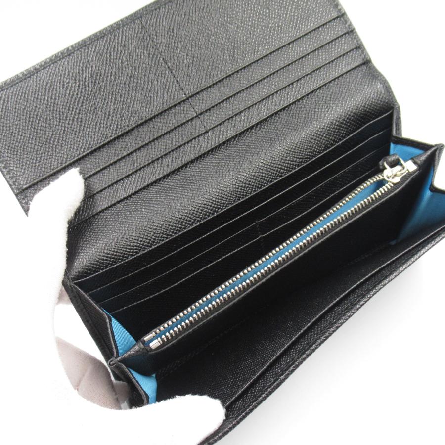 未使用 ブルガリWホック二つ折長財布 ブルガリブルガリ 33744 長財布