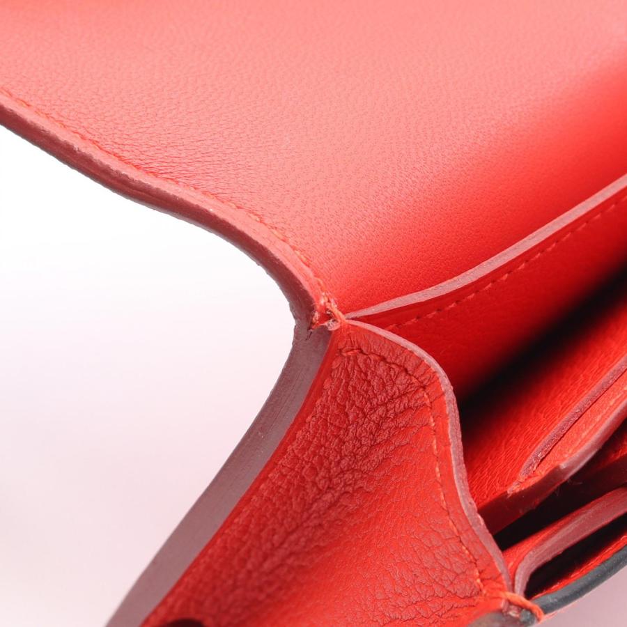 HERMES エルメス パッサン ロング ブランドオフ レザー 二つ折り長財布  