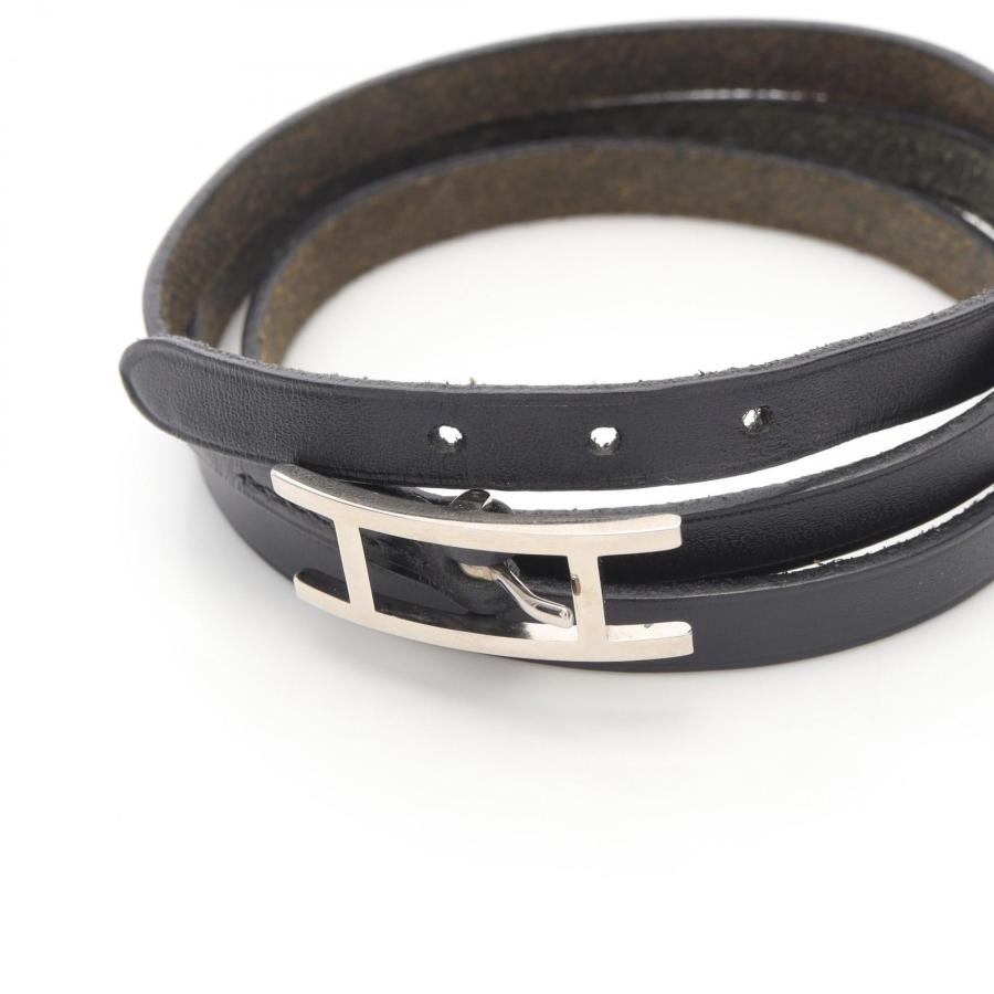 HERMES（エルメス） アピ3 ロング ブランドオフ レザー ブレスレット