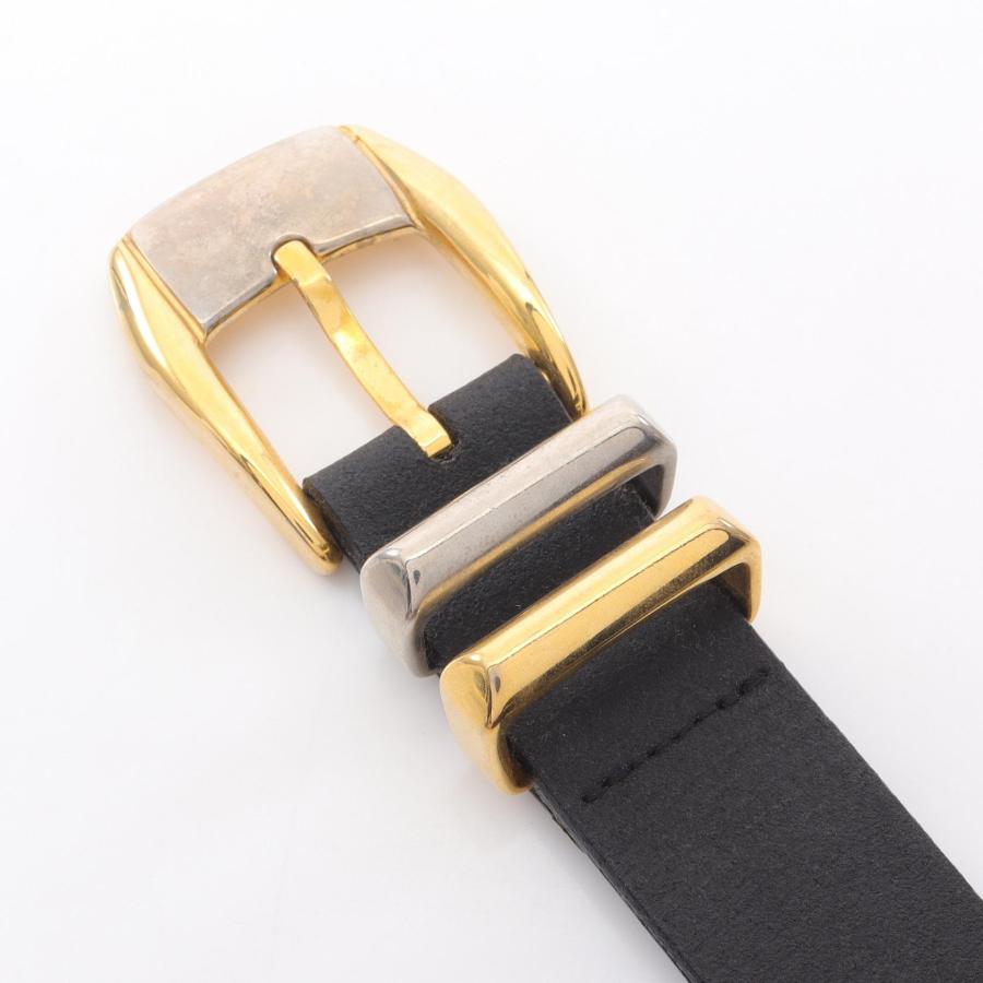 ヴェルサーチ メデューサ ブランドオフ VERSACE レザー ベルト 中古