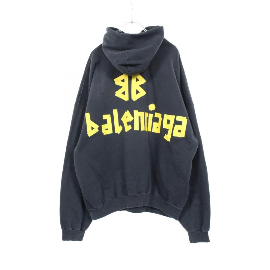 BALENCIAGA（バレンシアガ） TAPE TYPE RIPPED POCKET HOODIE ダメージ