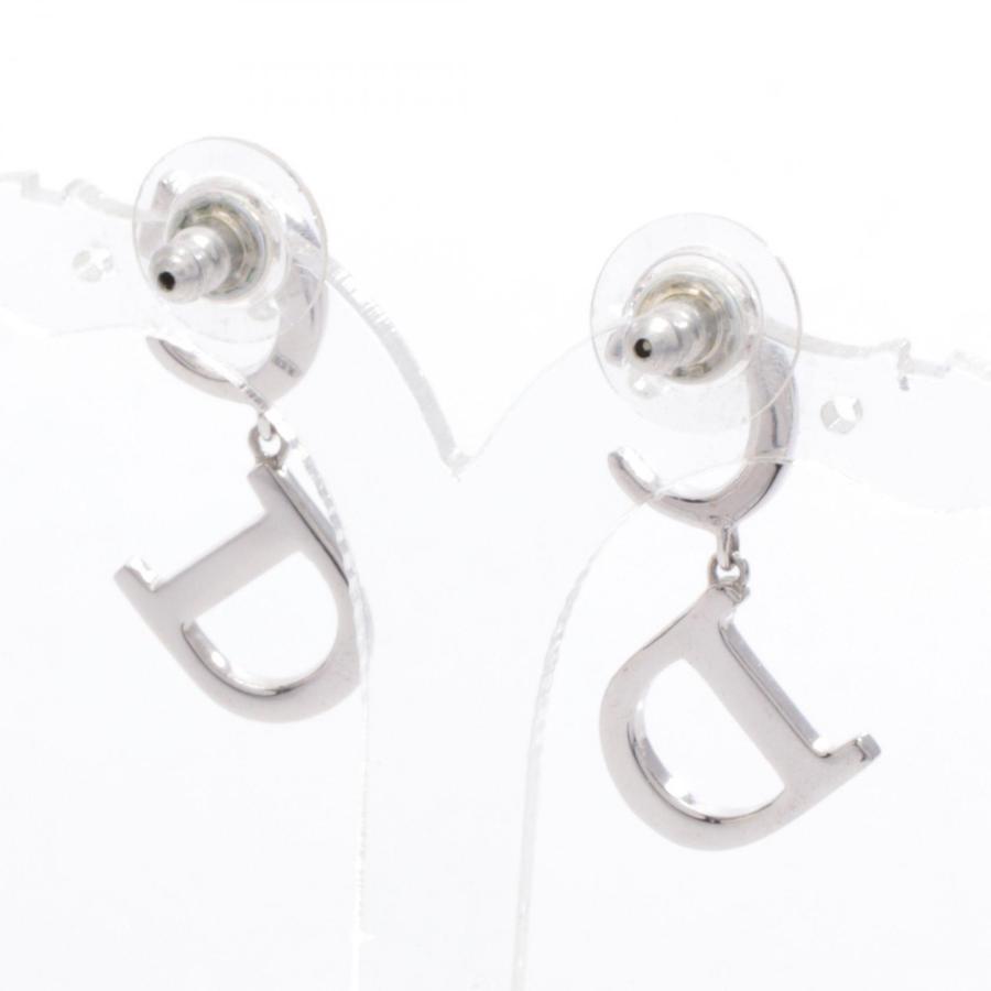 ディオール CDロゴ ブランドオフ Dior ステンレススチール ピアス 中古