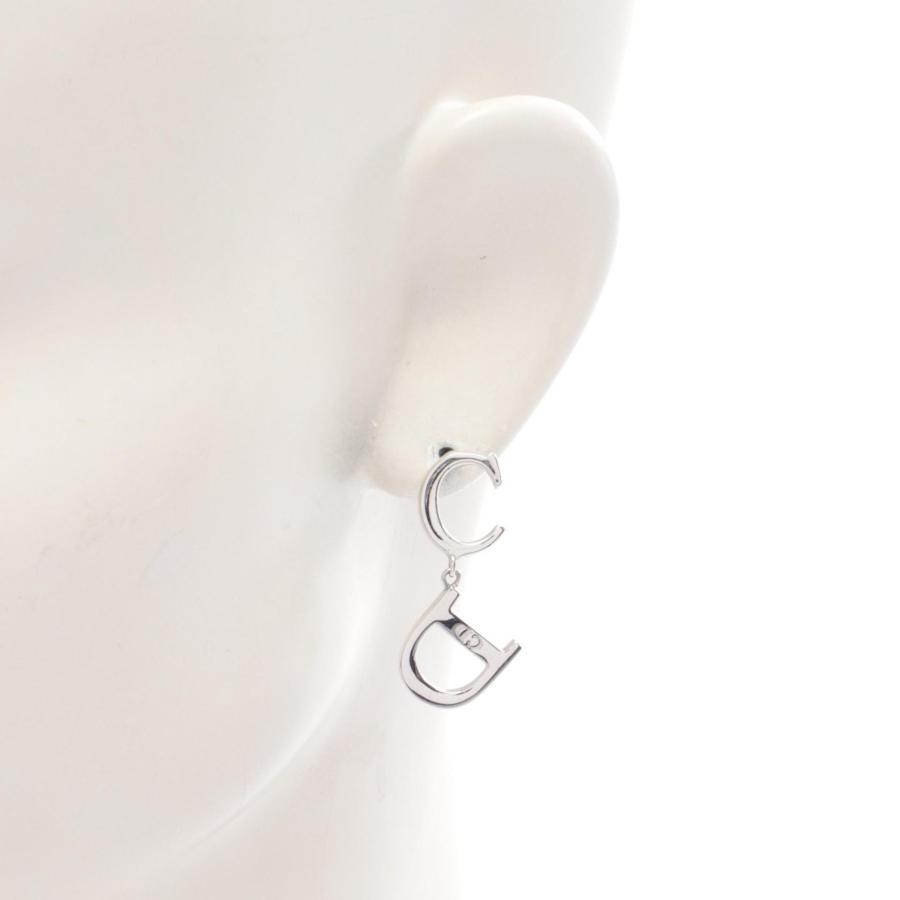 ディオール CDロゴ ブランドオフ Dior ステンレススチール ピアス 中古