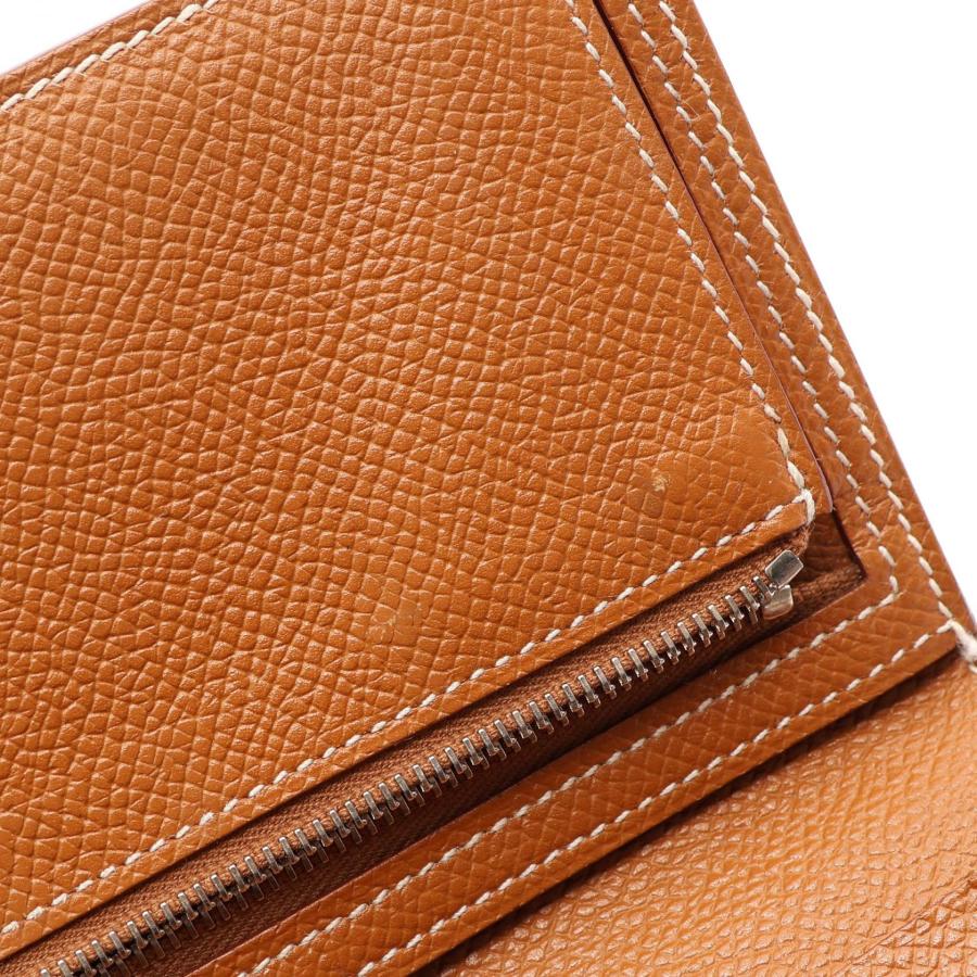 【超極美品】エルメス 二つ折り長財布 ベアンスフレ ヴォーエプソン ゴールド金具 HERMES（エルメス） ベアンスフレ ゴールド ブランドオフ その他 二