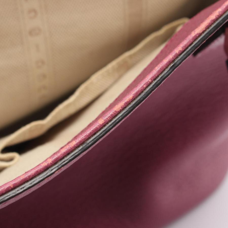 GUCCI（グッチ） インターロッキングG ブランドオフ レザー トート
