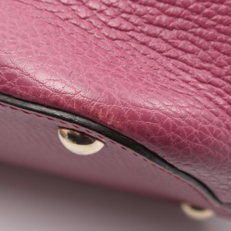 GUCCI（グッチ） インターロッキングG ブランドオフ レザー トート