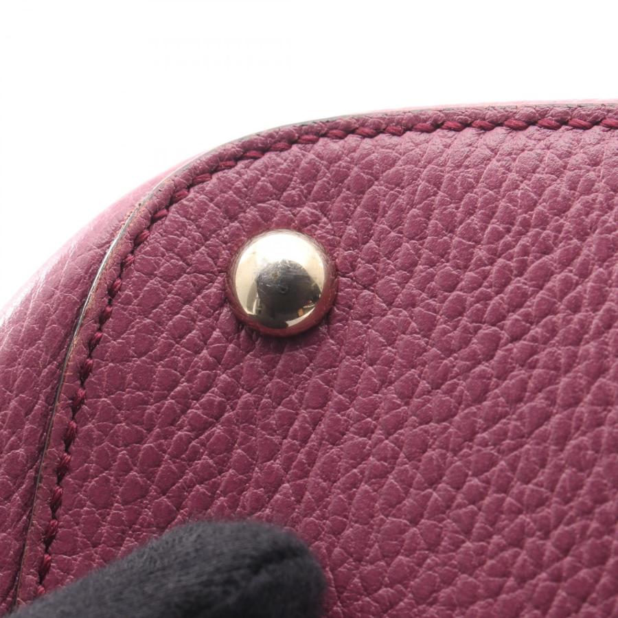 GUCCI（グッチ） インターロッキングG ブランドオフ レザー トート