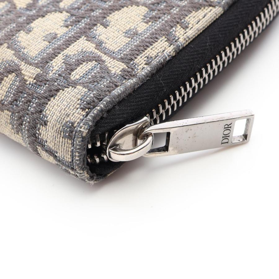ディオール オブリーク ブランドオフ Dior キャンバス ラウンド長財布