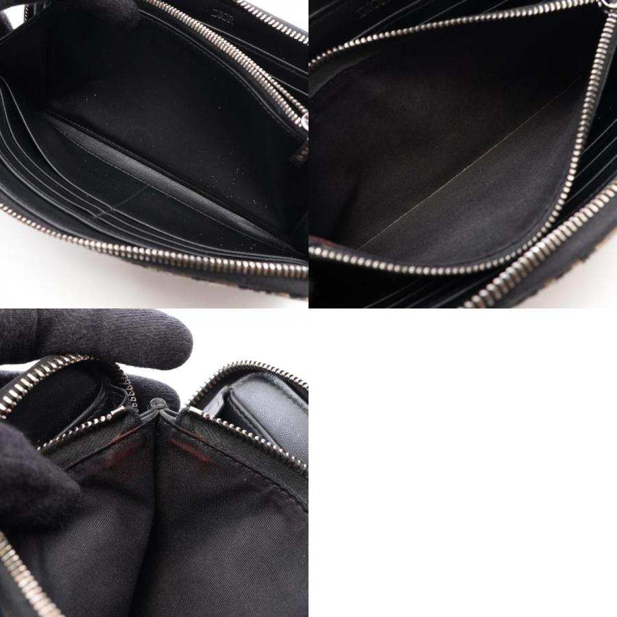 ディオール オブリーク ブランドオフ Dior キャンバス ラウンド長財布